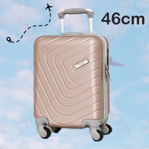 Удобен и здрав авио куфар за ръчен багаж ABS, 46cm - ROSE 2052