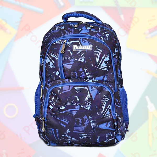 Практична ученическа голяма раница DURABLE - BLUE 2052