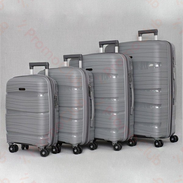 Комплект 4бр здрави и практични авио куфари TRAVEL - GREY PP 4003