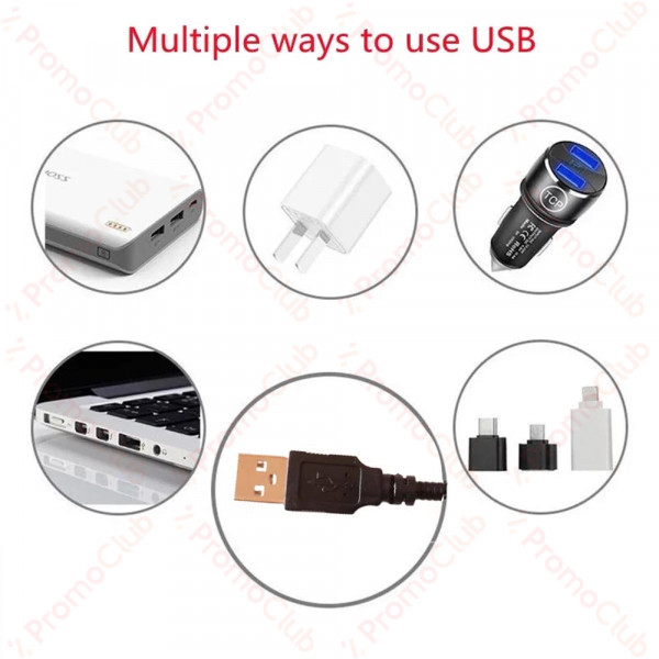 Лазерна лампа за таван с USB захранване, Разпръскваща Светлина/Интериор Светлина, А-3104