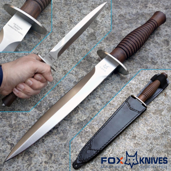 Специален тактически FOX MANIAGO DAGGER KNIFE FX-593 AF нож - кама, италианска изработка