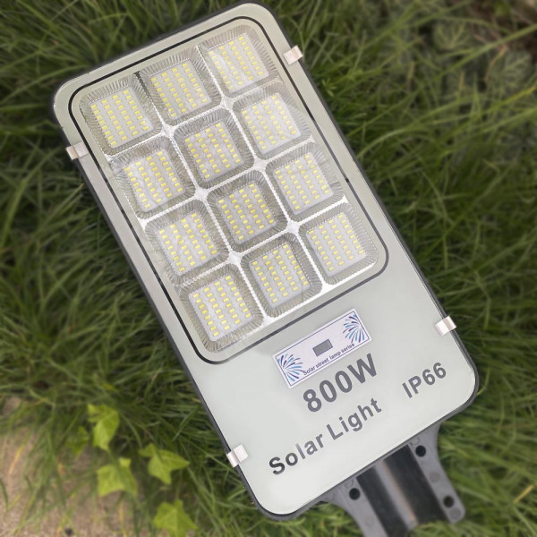 Супер мощен соларен LED прожектор с дистанционно управление - 800W, IP66