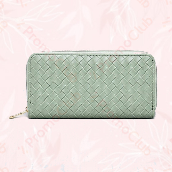 Елегантно и удобно дамско портмоне от еко кожа MINT GREEN 02533