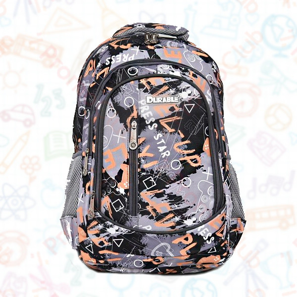 Удобна и практична ученическа голяма раница DURABLE - GRAFFITI 1838