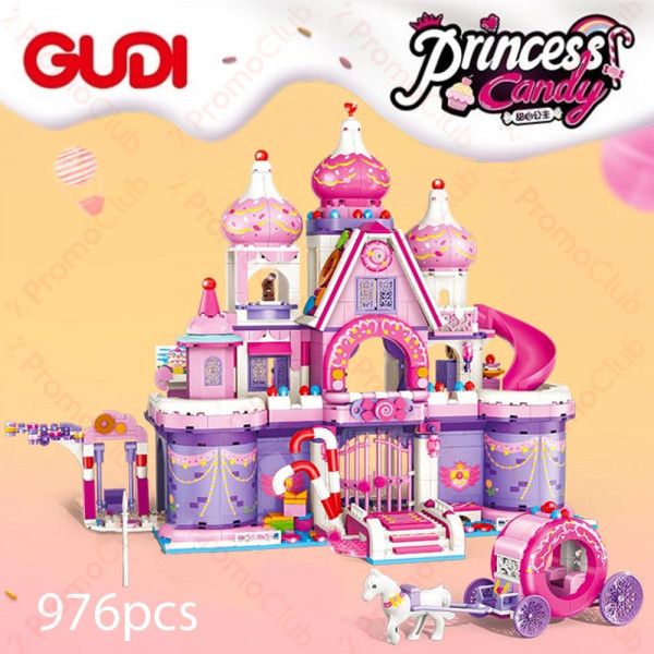 Лего конструктор PRINCESS CANDY 30004 - 976 части, GUDI, 6+