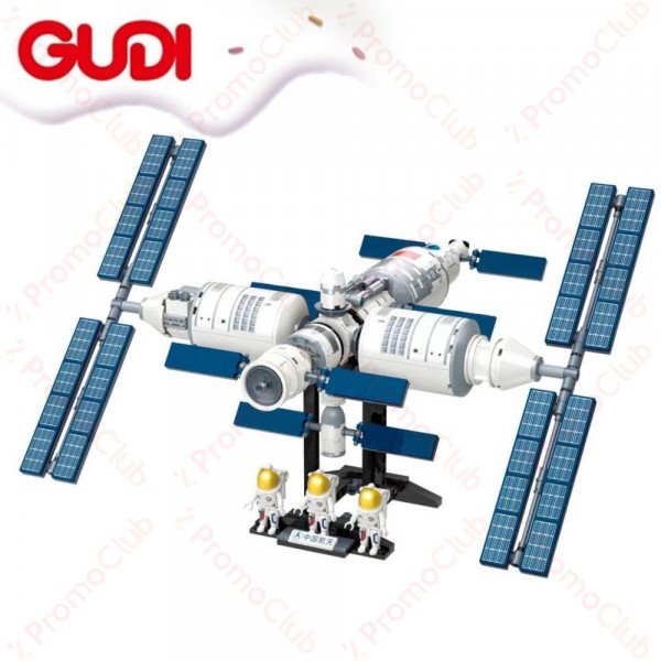 Лего конструктор SPACE STATION 11004- 372 части, GUDI, 6+