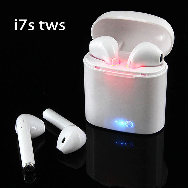 Ново поколение WIRELESS HANDS- FREE с BLUETOOTH i7-i8 2 броя слушалки със зареждаща кутия