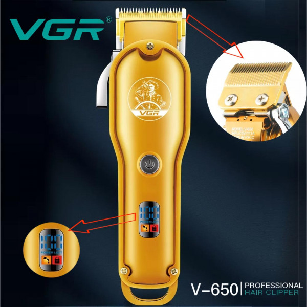 Професионална машинка-тример за подстригване и оформяне VGR V-650