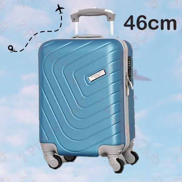Удобен и здрав авио куфар за ръчен багаж ABS, 46cm - BLUE 2052