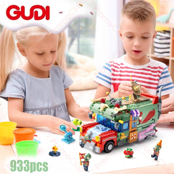 Лего конструктор BUS TIME MACHINE 60009- 933 части, GUDI, 6+