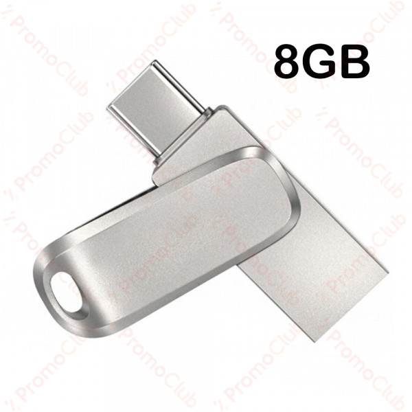 Флашка памет Type C + USB 3.1 - 8GB