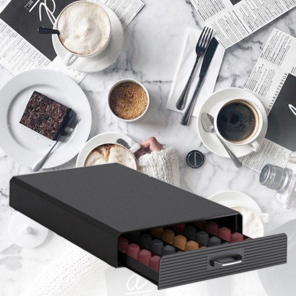 Органайзер чекмедже за капсули кафе тип Nespresso, до 50 бр. капсули, C903, 0516127000033