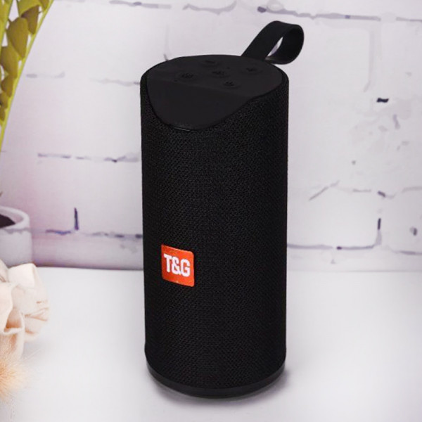 Водоустойчива Bluetooth колонка TG-113 ЧЕРНА Stereo BT Speaker - мощен и ясен звук