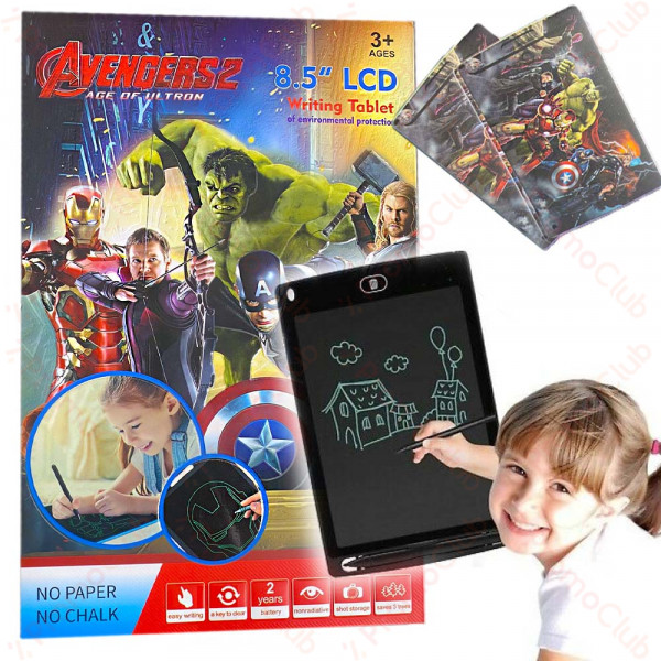 8.5 " Вечен цветен LCD детски таблет АVЕNGЕRS - детска дъска за рисуване, за чертане, писане, рисуване