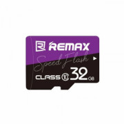 Карта памет Remax Speed Flash, Micro SD, 32GB, Class 10, UHS-1, Лилав - 62058