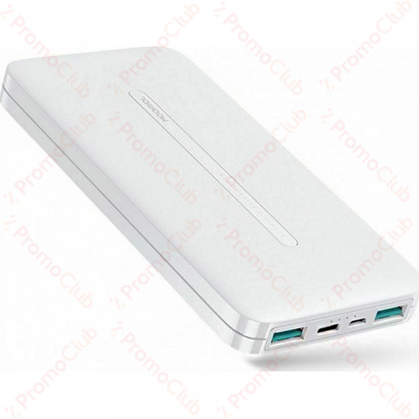 JOYROOM JR-T012 DUAL USB Захранваща батерия 10,000MAH, Бял
