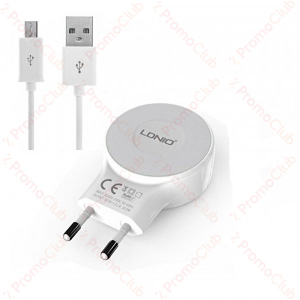 220V Зарядно LDNIO A2269 2.1A Micro USB