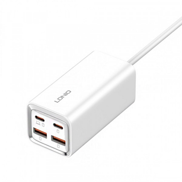 Разклонител 65W LDNIO A4610C - EU с 2xUSB и 2xPD порта