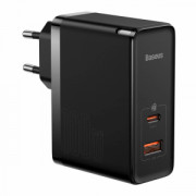 Мрежово зарядно устройство Baseus GaN5 Pro Fast, 100W, С PD кабел, Черен - 40411