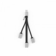 USB хъб Earldom ET-HUB15A, 3 Порта, OTG, Черен - 12066