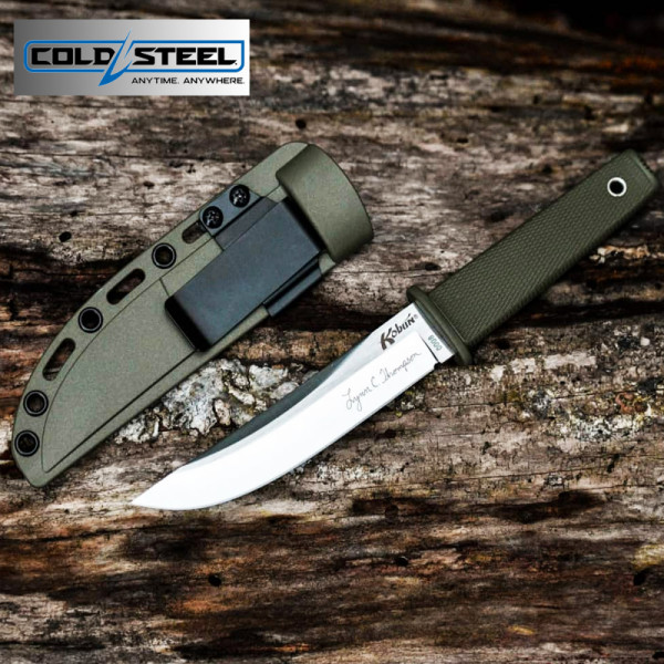 Тактически нож Cold Steel Kobun GREEN, Lynn Thompson CS-17TAA, BOWIE, тактическа кания и кутия