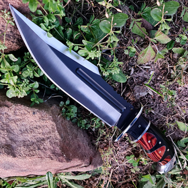 Тежък ловен нож WPKOPYA 103 HUNT, кания телешки бланк, стомана 5CR13