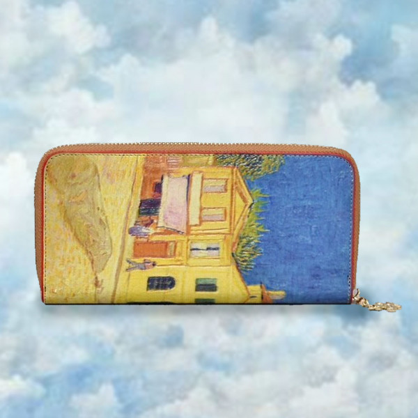 Красиво дамско портмоне от естествена кожа 22042 GOGH-STREET