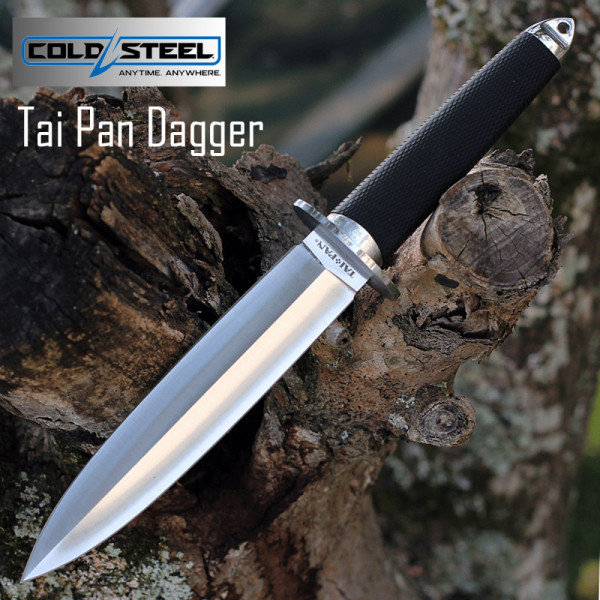 Японски Cold Steel Tai Pan Dagger VG-1 двуостър нож - кама, с кания