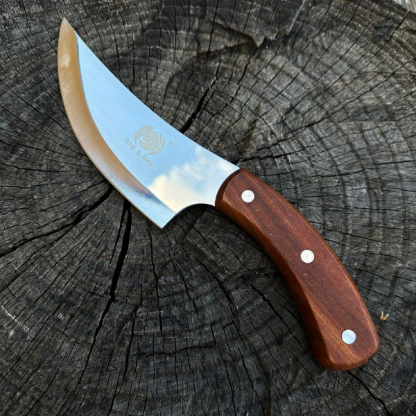 Готварски нож F&F ТM6425, 26 см, стомана 3Cr13- за кухнята, лов, къмпинг и дране