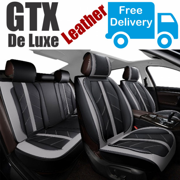 Първокласна авто тапицерия от изкуствена кожа GTX De Luxe - пълен комплект, дебело подплатена, солидна, издръжлива и много красива. Безплатна доставка