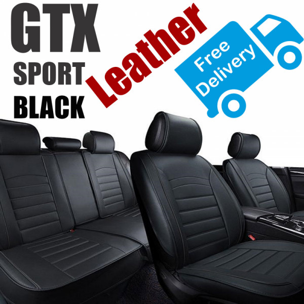 Първокласна авто тапицерия от изкуствена кожа GTX SPORT BLACK - пълен комплект, дебело подплатена, солидна, издръжлива и много красива. Безплатна доставка
