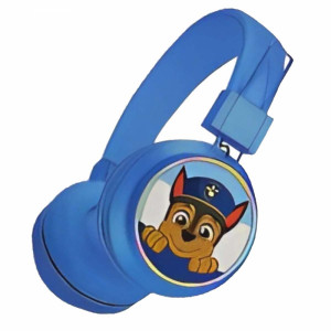 Детски безжични светещи слушалки Пес патрул Paw Patrol с Чейс - сини MF-202E, с Wireless 5.3