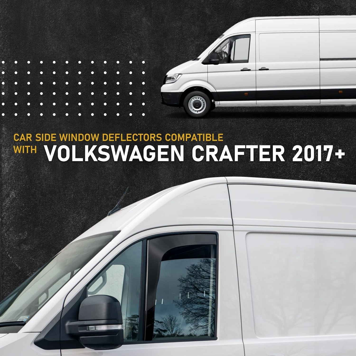 Комплект от 2бр. ветробрани за VW CRAFTER/MAN TGE 2017+
