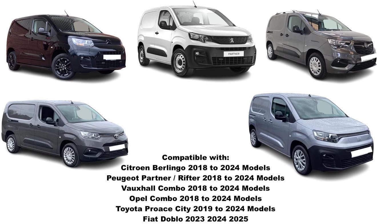 Комплект от 2бр. ветробрани за Peugeot Partner / Citroen Berlingo / Toyota Proace City / Opel Combo след 2018