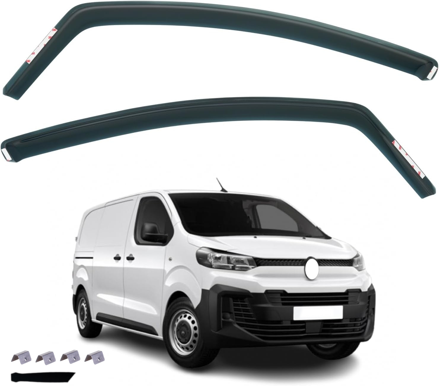 Комплект от 2бр. ветробрани за Citroen Jumpy / Peugeot Expert / Toyota ProAce / Traveller / Fiat Scudo Ulysse Opel Zafira след 2016