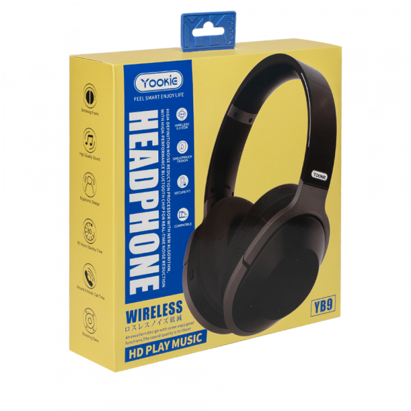 Слушалки с Bluetooth Yookie YB9, AUX, Различни цветове - 20547
