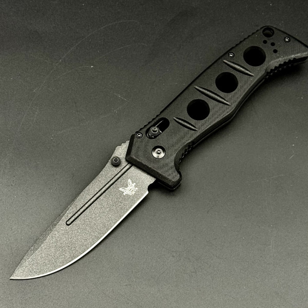 Benchmade Sibert Adamas AXIS Lock Folding Knife Black G10 3.78" CruWear Gray 275GY-1 - сгъваем супер нож