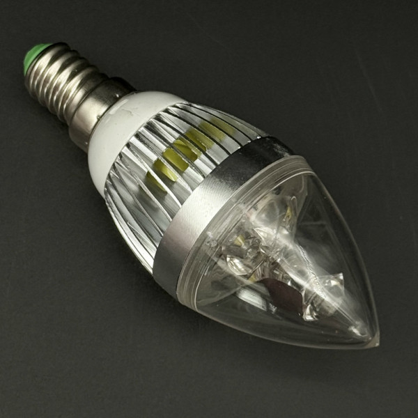 СУПЕР ПРОМО: LED крушка Е14 миньонка, 3W, 6000K, бяла светлина