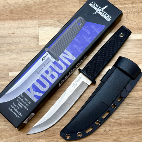 Тактически нож Cold Steel Kobun BLACK, Lynn Thompson CS-17TAA, BOWIE, тактическа кания и кутия