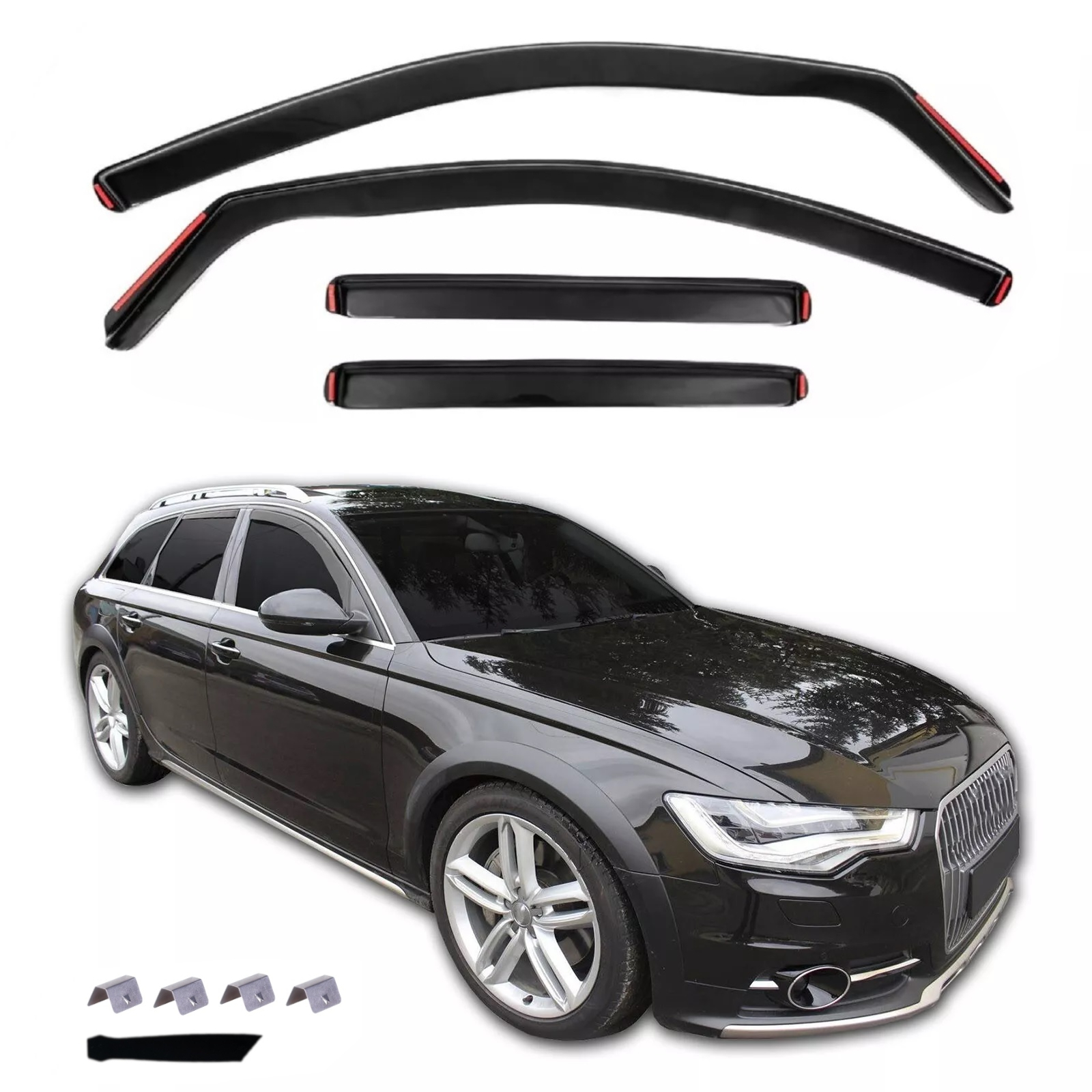 Комплект от 4бр. ветробрани за AUDI A6 C7 - комби - 2011-2018