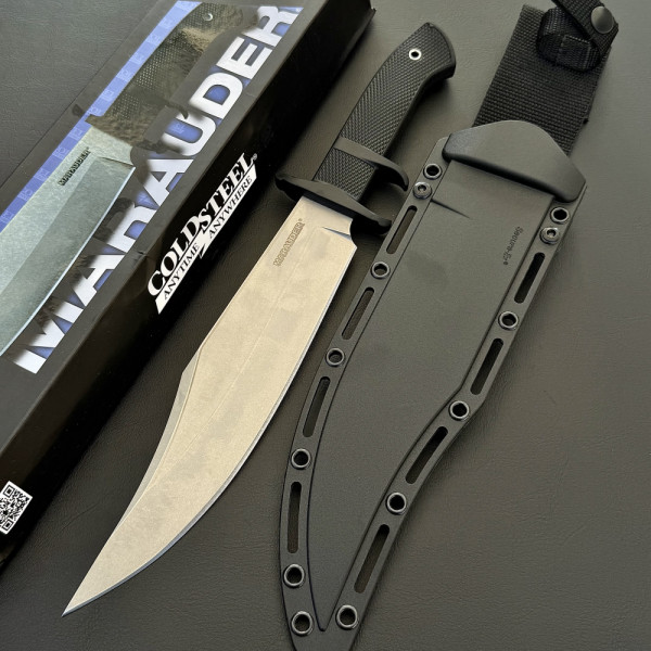 Огромен боен нож Cold Steel MARAUDER, стомана AUS8A, дръжка Kraton, кания Kray-Ex