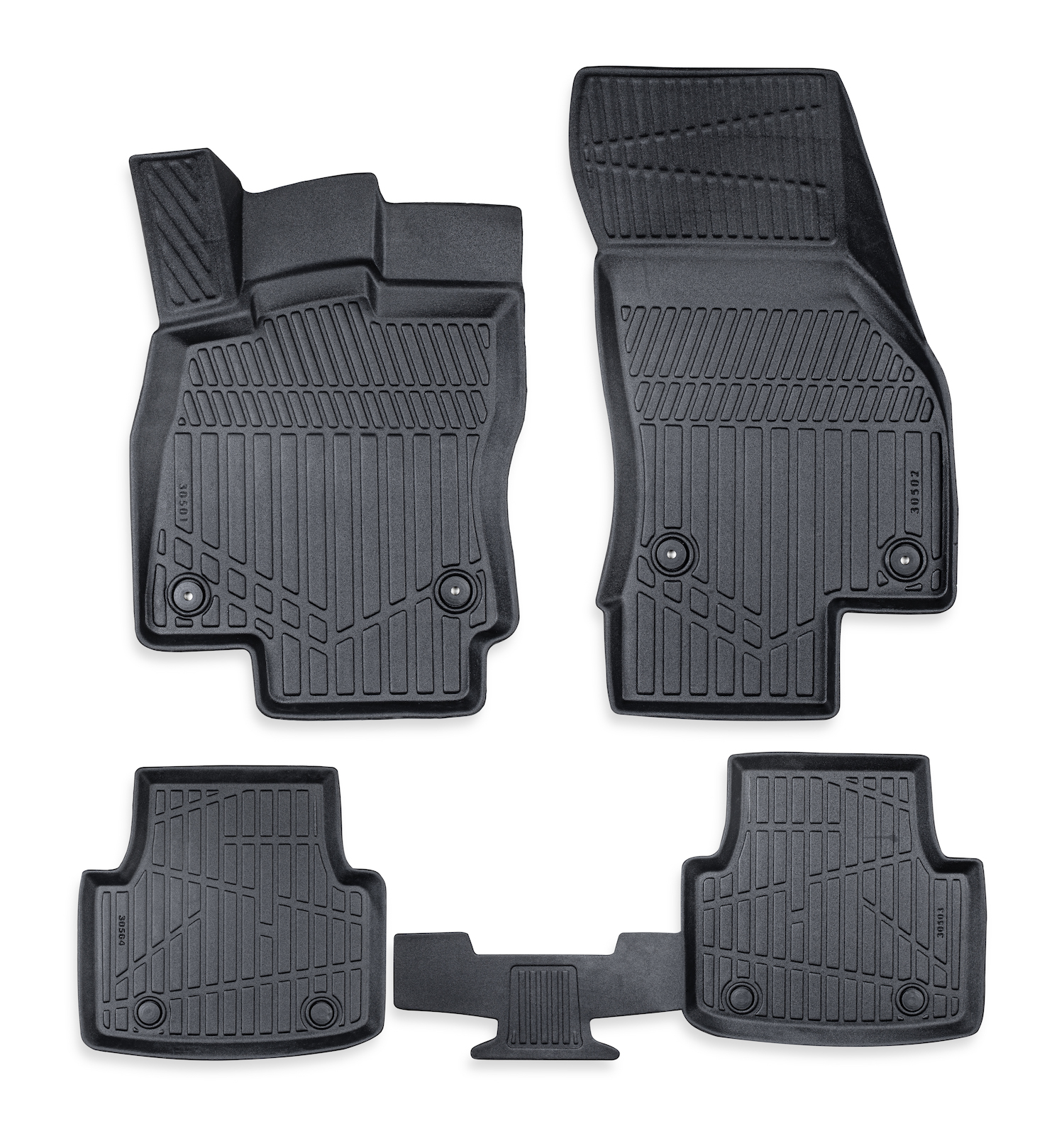 Комплект 4бр. 3D Гумени стелки за купе Erpassan - SKODA SUPERB III 2015-2023