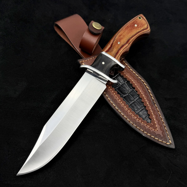 Ловен нож WPKOPYA 203 HUNT GUARD, стомана 5CR13, кожена кания