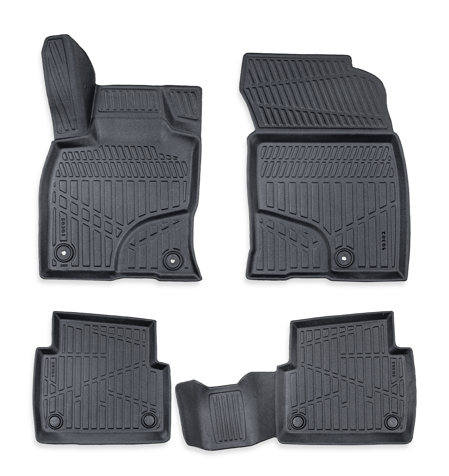 Комплект 4бр. 3D Гумени стелки за купе Erpassan - FORD KUGA III 2019+