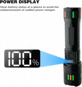 Компактен тактически LED фенер FLASH-L с огромна светимост и мощна батерия с удължен заряд