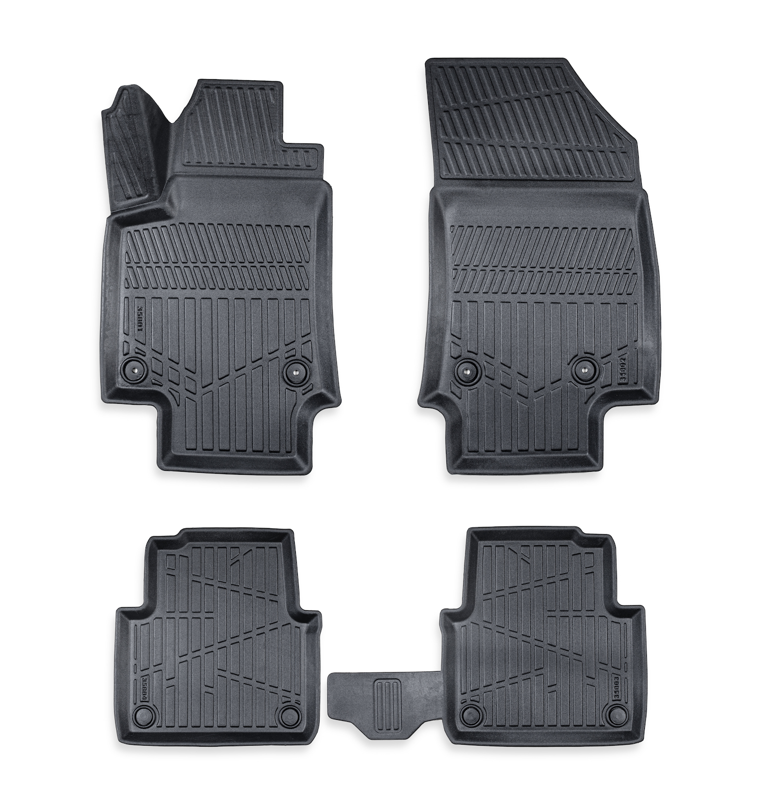 Комплект 4бр. 3D Гумени стелки за купе Erpassan - CITROEN C3 AIRCROSS (Gen 1) 2017-2023