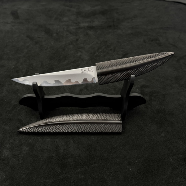 Ръчно изработен традиционен японски работен нож SENMAI JAPAN, VG10 с два слоя ламинат