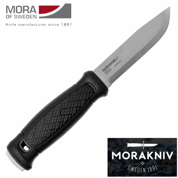 Шведски бушкрафт ТОП нож Mora Garberg 13715-  за пътуване на открито. Стомана SANDVIK 14C28N, полимерна кания