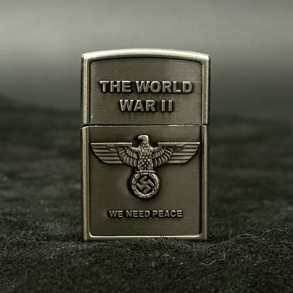 Колекционерска запалка WWII - we need peace, на газ. За колекционери