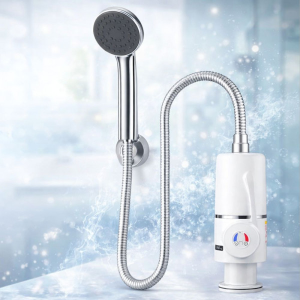 ⚡ Мощен проточен електрически бойлер HEAT BEAST 3000W – СТОЯЩ МОНТАЖ! - RY-004  - 120